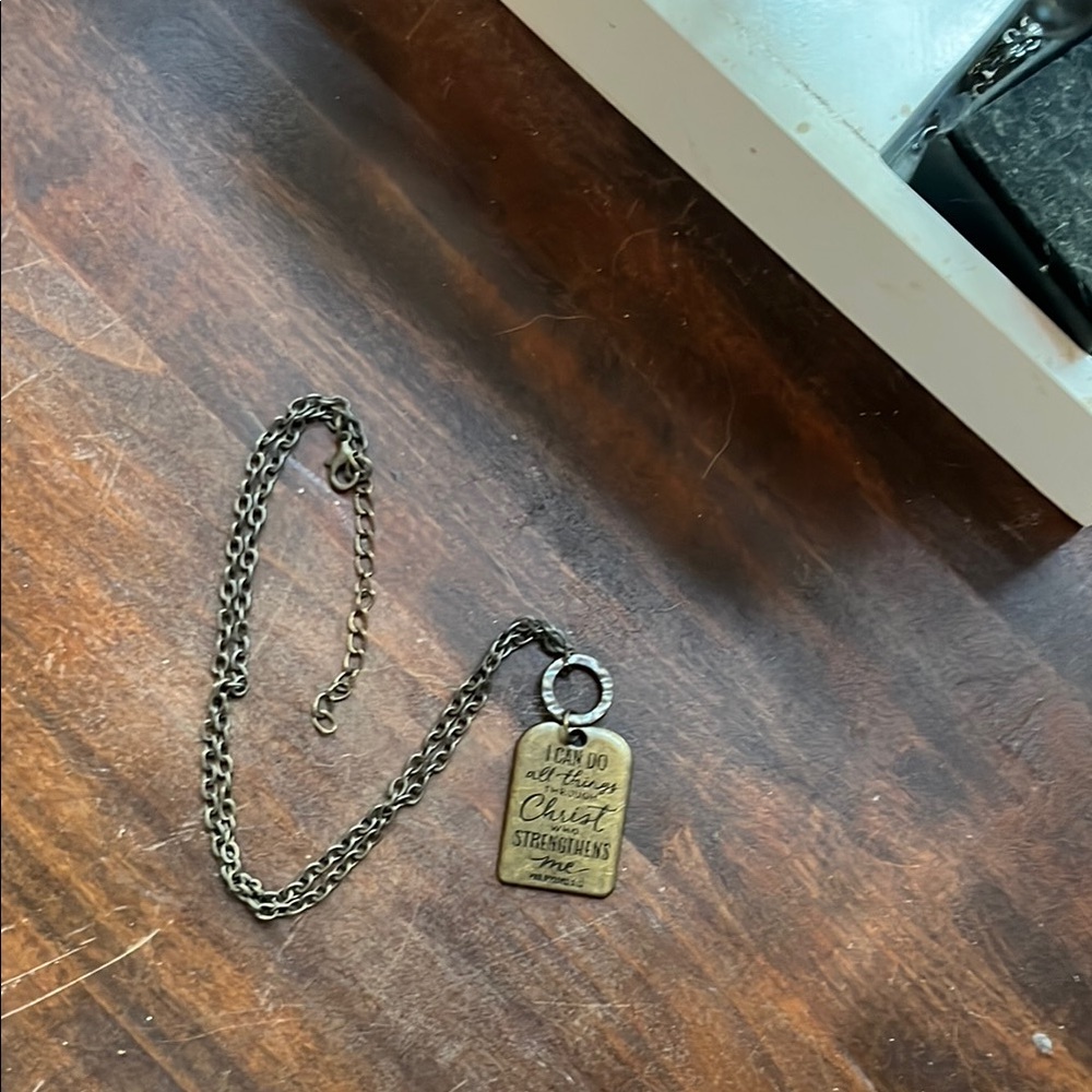 Men's Brown Pendant Necklace